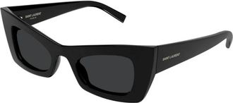 Saint Laurent SL 702 Cat Eye Zonnebril - unisex - Accessoires - Zwart - Maat: 49 MM