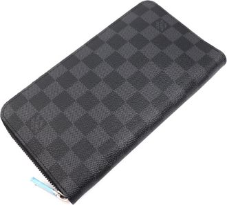 Louis Vuitton Black Damier Graphite Damier Graphite Long Wallet (Bi-Fold) (Pre-Owned)