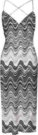 MC2 Saint Barth Lange Jurk Zeegolfstijl - Dames - Casual kleedjes - Veelkleurig - L - Kleedjes
