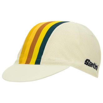 Santini UCI World Champion Cycling Cap Velom&uuml;tze - Unisex | beige