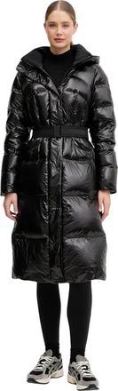 Sportalm Hella Down Coat - Dames - Dons jassen - Zwart - XS - Leer - Jassen