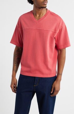 BP. Seamed Heavyweight T-Shirt in Red Beauty at Nordstrom, Size Xx-Large