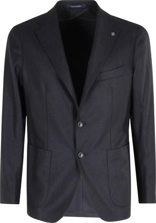Tagliatore Monopetto Lana Cash - Heren - Zomerjassen - Blauw - 3XL - Wol - Jassen