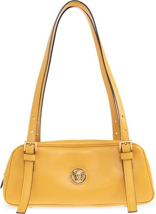 Versace Kleine Schoudertas met Medusa-hoofd - Dames - Schoudertassen - Oranje - ONE Size - Tassen