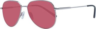Serengeti Eyewear Rode Gepolariseerde Ronde Zonnebril - unisex - Zonnebrillen - Grijs - ONE Size - Accessoires