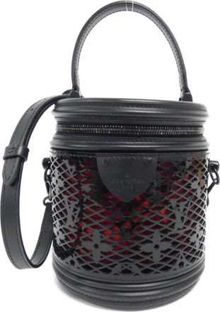 Louis Vuitton Black Leather Pouch (Pre-Owned)