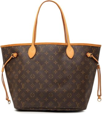 Louis Vuitton Monogram Brown Pvc Leather Shoulder Bag Tote Bag (Pre-Owned)