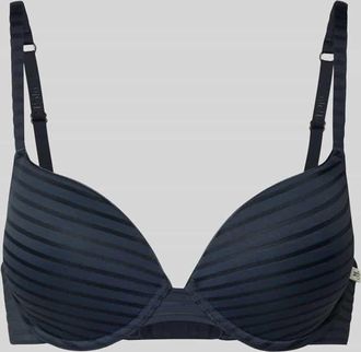 Marc O'Polo BH mit Streifenmuster in Marine, Größe 75A