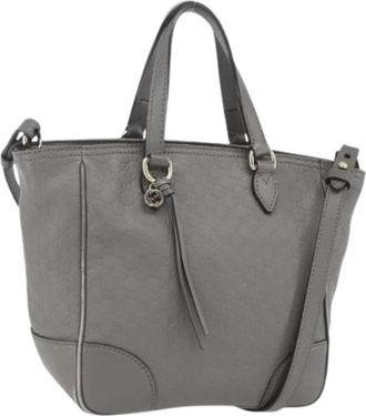 Gucci Pre-owned Canvas Handtas - Dames - Vintage Handtas - Grijs - ONE Size - Vintage