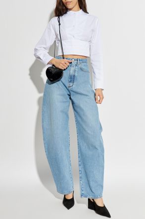 Alaia High-waisted Jeans, Womens, Blue