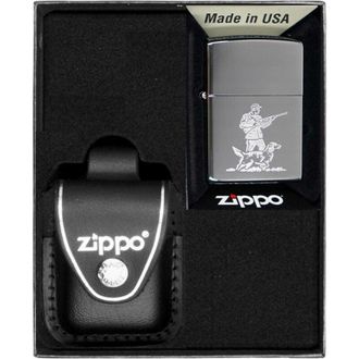 OEM Encendedor Zippo Hunter Set De Regalo N.&ordm; 3