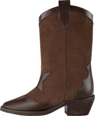 L37 Sterrennacht Schoenen - Dames - Cowboylaarzen - Bruin - 38 EU - Schoenen