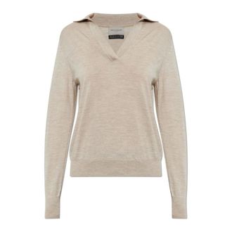 Paul & Shark Su&eacute;ter de cachemira - Knitwear - Mujer - Beige - S