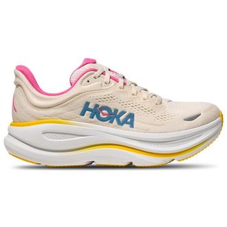 Hoka One One Womens Bondi 9 - Shoes Birch/Pink/Alabaster Size 10.0