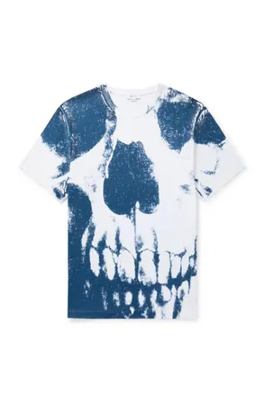 Alexander McQueen Printed Cotton-Jersey T-Shirt