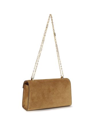 Savette Womens Chain Pouch Symmetry Saddle Calf Leather Shoulder Bags