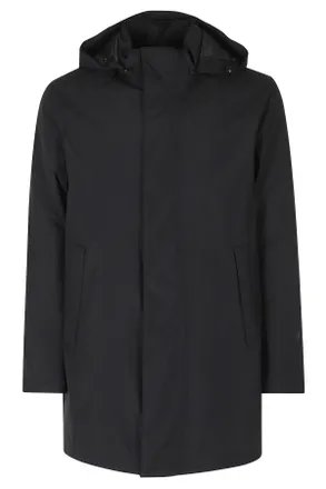 Herno Gore-Tex Black Parka With Removable Down Liner