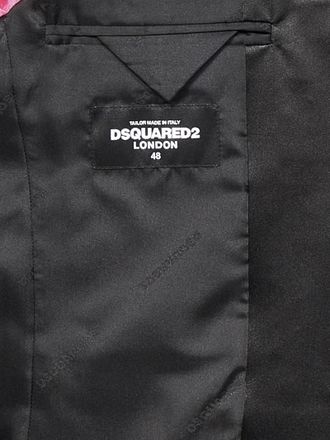 Dsquared2 Mens Suit London Black Virgin Wool Suits