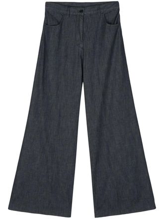 Aspesi Katoenen plooibroek - Blauw