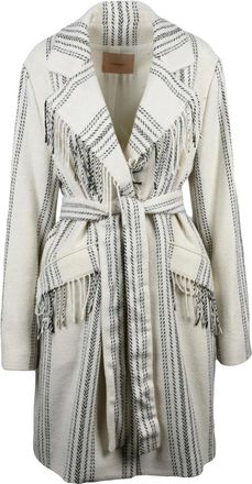 Twinset Donna, Cappotti, Bianco, L, new
