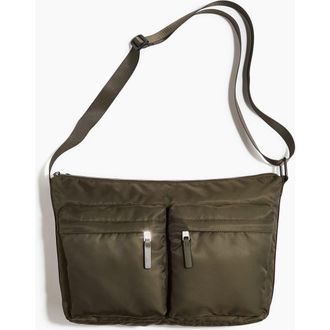 H&M Padded Crossbody Bag in Dark Khaki Green at Nordstrom