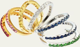 Mio Harutaka 18K Connector Rainbow Ring