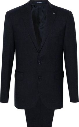 Tagliatore Blauw pak - Heren - Business pakken - Blauw - 3XL - Wol - Kostuums
