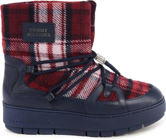 Tommy Hilfiger Geruite Prints Enkelboots