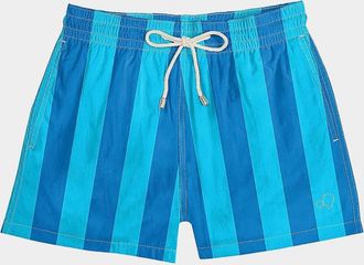 Arrels Barcelona Men & apos;s Beach House Striped Drawstring Regular-Fit Swim Shorts