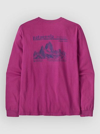 Patagonia Mw Hut Tripper Skyline Longsleeve pink