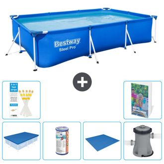 Bestway Piscina Bestway Steel Pro Rectangular - 300x201x66 Cm - 7-piezas S167