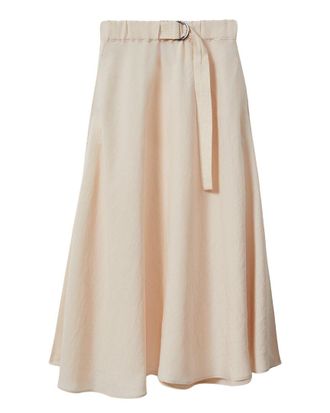 Reiss Kori Ruched Waist Midi Skirt