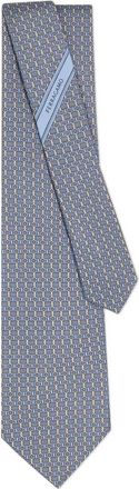 Ferragamo Cravatta con stampa - Grigio