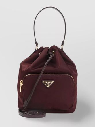 Prada bucket recycled nylon bucket bag