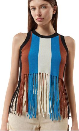 Silvian Heach Donna, Maglie, Multicolore, S, new