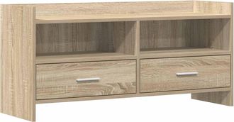 vidaXL Mueble De Tv 100 X 33 X 47 Cm Roble Sonoma Madera De Ingenier&iacute;a Vidaxl