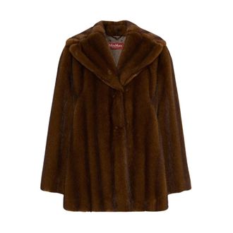 Max Mara Dames, Jassen, Bruin, Maat: 2XS