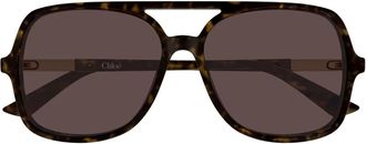 Chlo&eacute; Occhiali da sole - unisex - Zonnebrillen - Bruin - 57 MM - Accessoires
