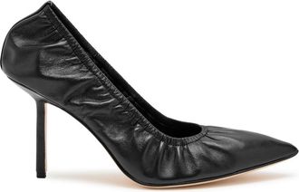 Studio Amelia Rhodes 90 Leather Pumps - Black
