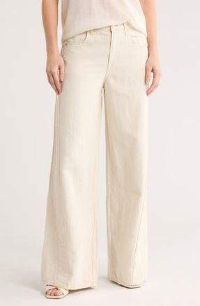 TWP Almost Famous Cotton & Linen Blend Pants in Natural at Nordstrom Rack, Size 23