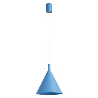 Sollux Lighting L&aacute;mpara colgantes azul claro acero alt. 140 cm