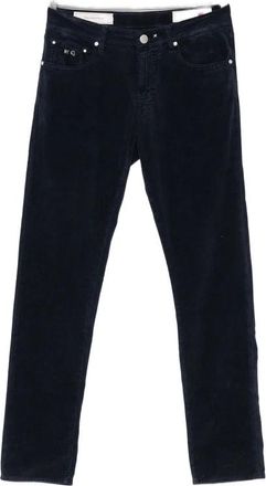 Sartoria Tramarossa Heren, Jeans, Blauw, Maat: W30 Katoen