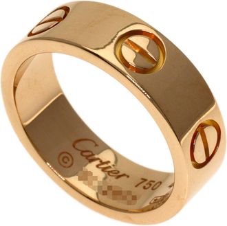 Cartier Pink Gold Pink Gold (18K) Band Ring (Pre-Owned)