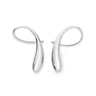 Lucy Quartermaine Drop Cross Earrings in Sterling Silver at Nordstrom