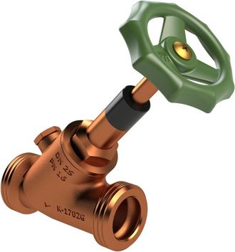 Kemper Kemper Eco V&aacute;lvula De Cierre De Asiento Inclinado, Con Tap&oacute;n De Vaciado, Rosca Macho, Figura 170 2g, Dn 15, 1702g01500