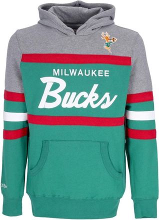 Mitchell & Ness NBA Headcoach Hoodie Hardwood Classics - Heren - Hoodies - Veelkleurig - S - Katoen - Hoodies & sweatvesten