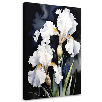 Feeby Impresi&oacute;n De Imagen Lirios Blancos Flores Plantas Naturaleza 70x100