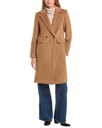 Sofiacashmere Sofiacashmere Wool & Cashmere-Blend Coat
