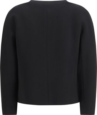 Max Mara Womens Boxy Cady Jacket Nero
