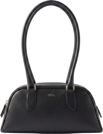 A.P.C. Sac Paloma - Dames - Schoudertassen - Zwart - ONE Size - Katoen - Tassen